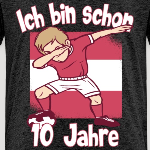 Geburtstag Fussball 10 Jahre Junge - Teenager Premium T-Shirt