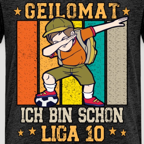 Fußball Geburtstagsshirt 10 Jahre Junge Geburtstag - Teenager Premium T-Shirt