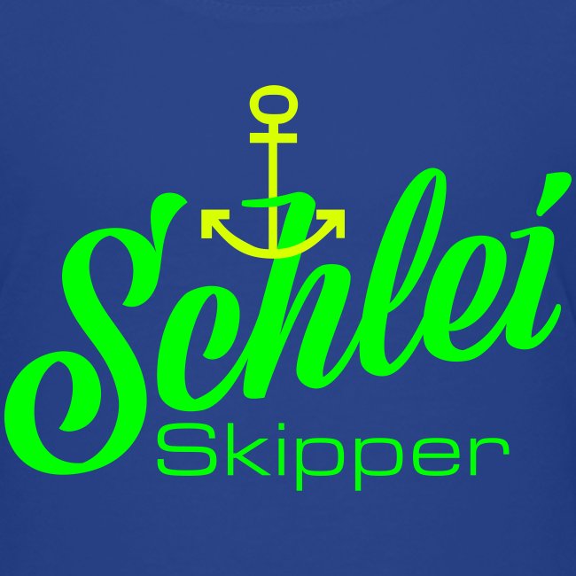 Schlei-Skipper mit Anker