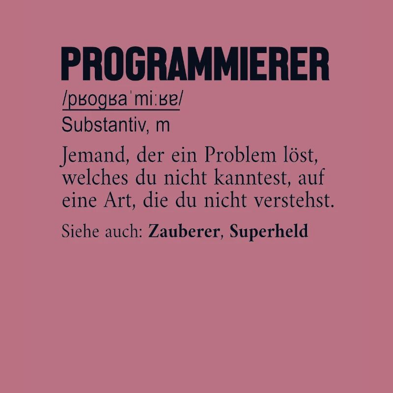 Programmierer Definition Developer Coder