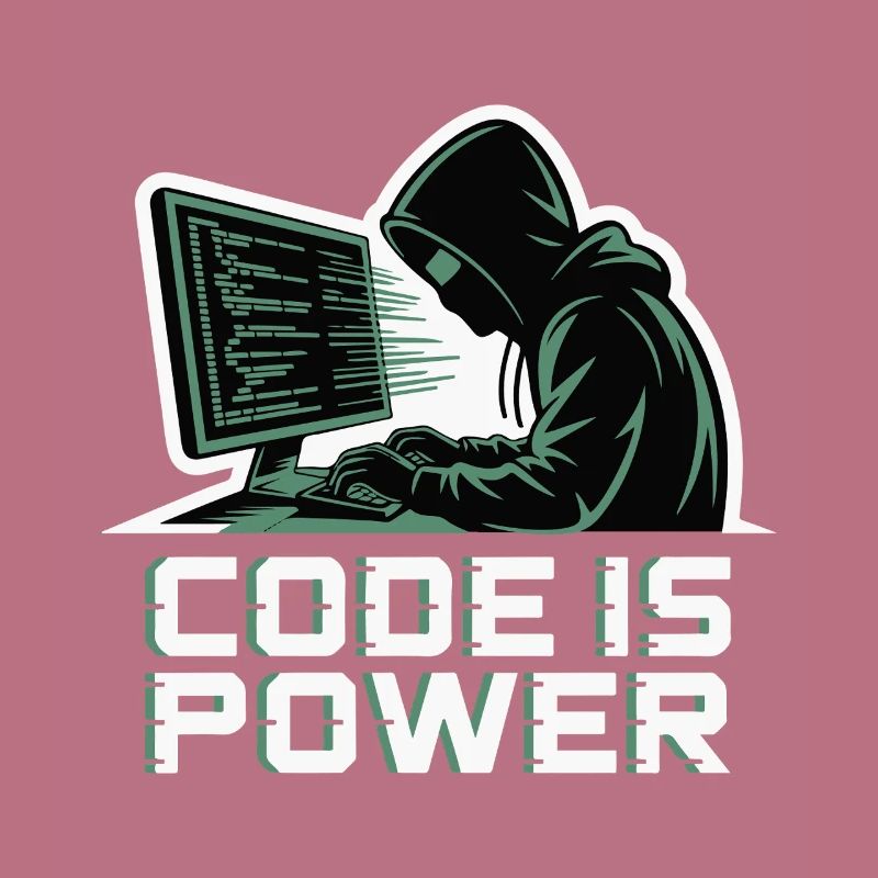 Cyber Hacker Code Infinity Design