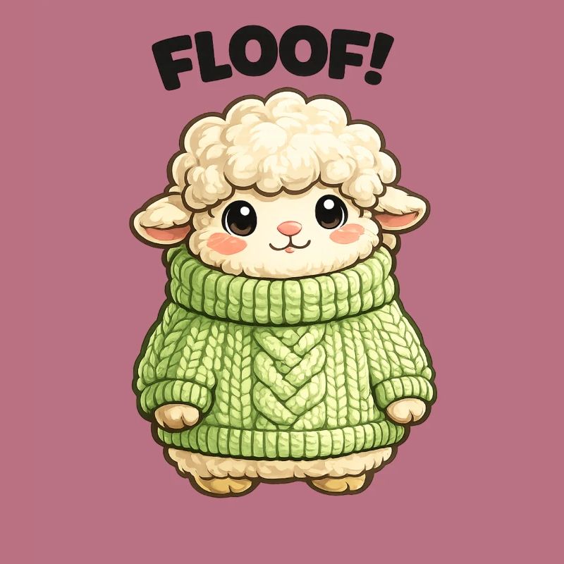 Kuscheliges Schäfchen Pullover Design