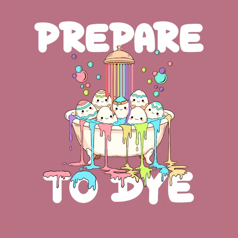 Prepare To Dye Funny Easter Egg Pun