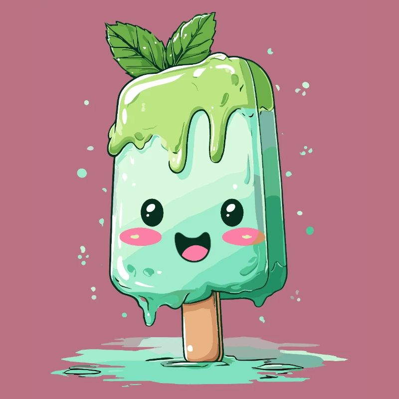 Pops Kawaii vert menthe