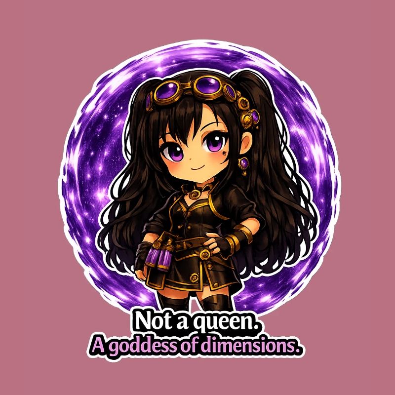 Déesse des Dimensions Lune – Steampunk Chibi