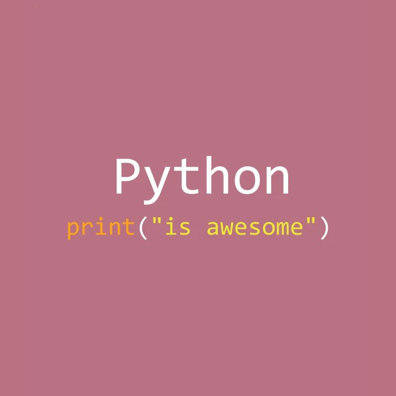 Python ist großartig