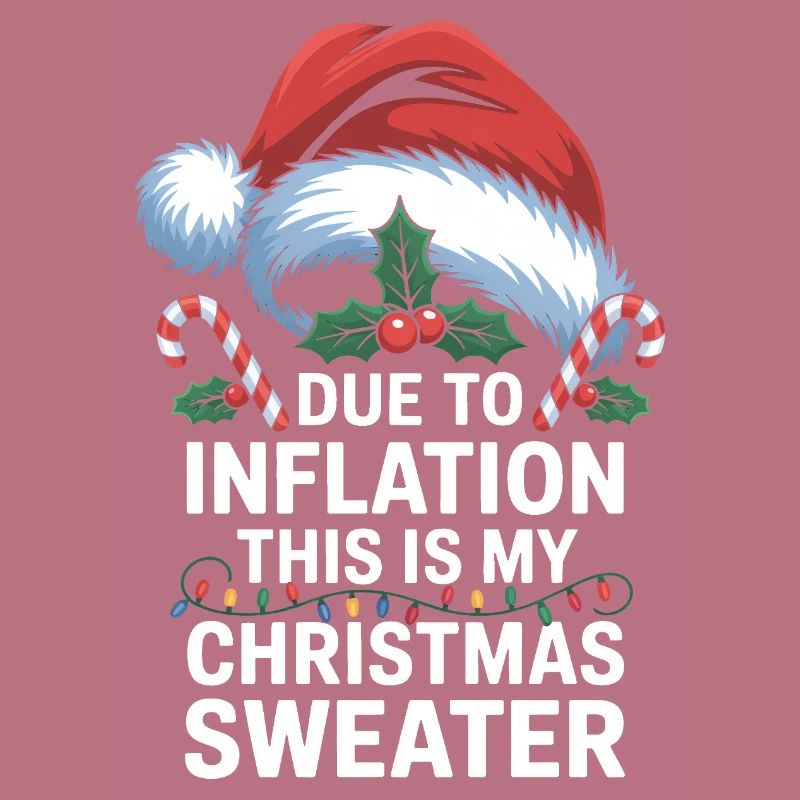 Jeu de mots sur l’inflation avec le pull de Noël
