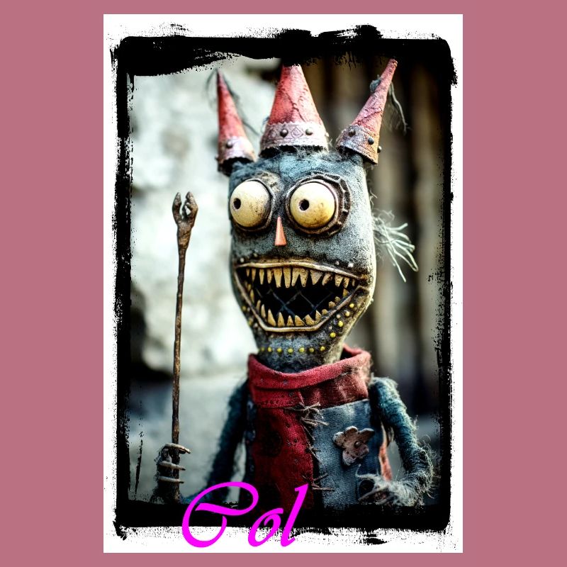 Fantasy Monster Guy with Magic Hat Doll King