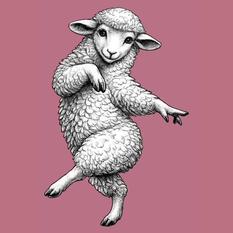 Dancing Lamb Sketch