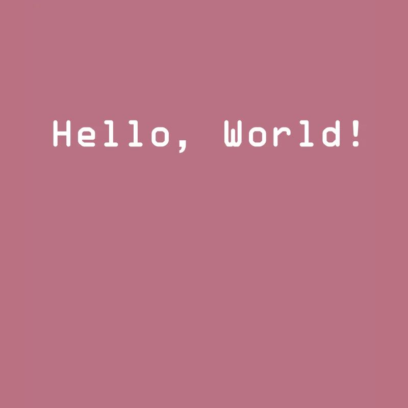 Hello World Programmierer Informatiker Geschenk