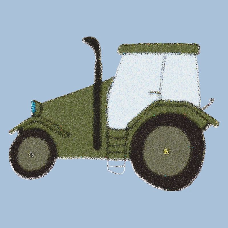 traktor oldtimer impressionismus