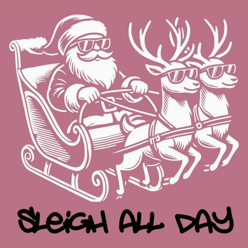 Cooler Santa – Sleigh All Day