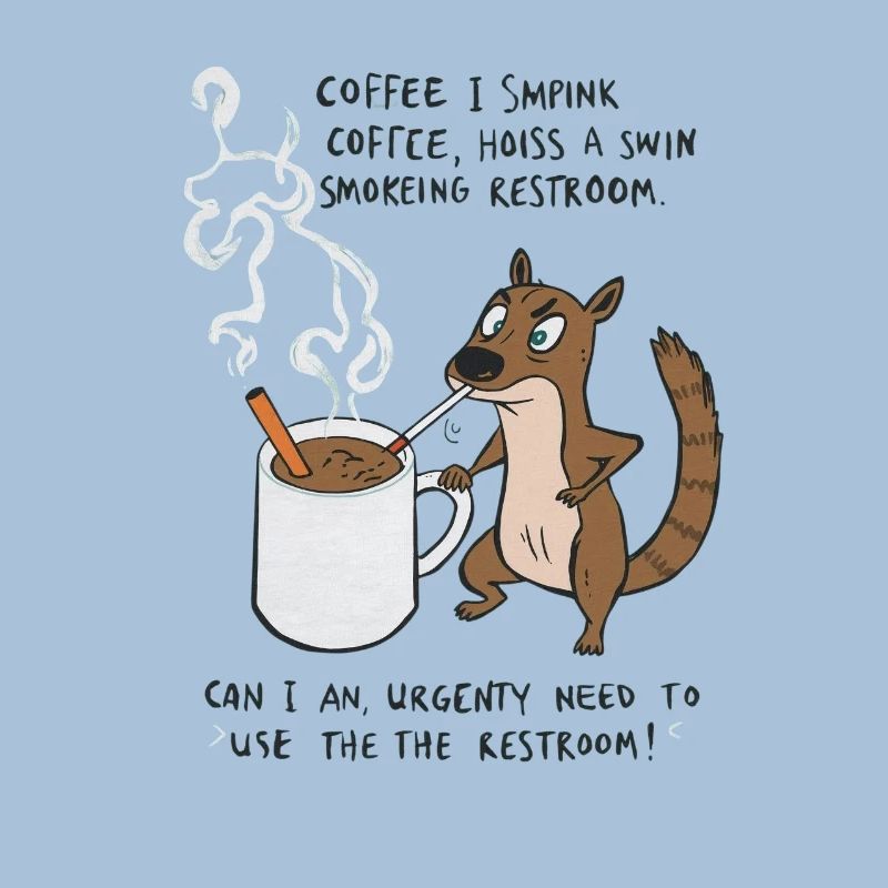 Kaffee Notfall Beutier Eichhörnchen Kippe 