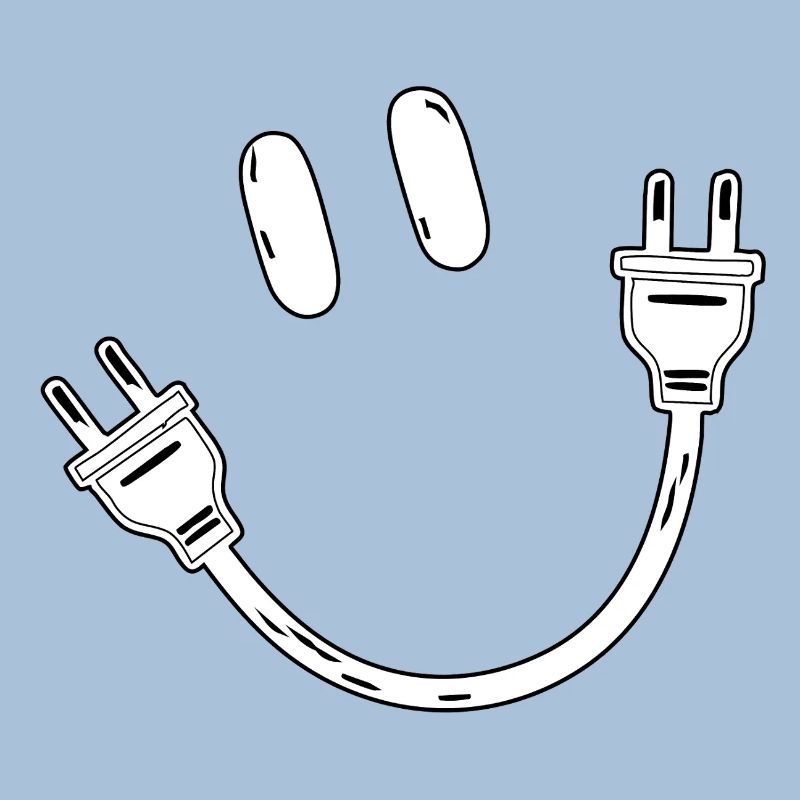 Strom Schuko Stecker Steckdose Elektrik Geschenk