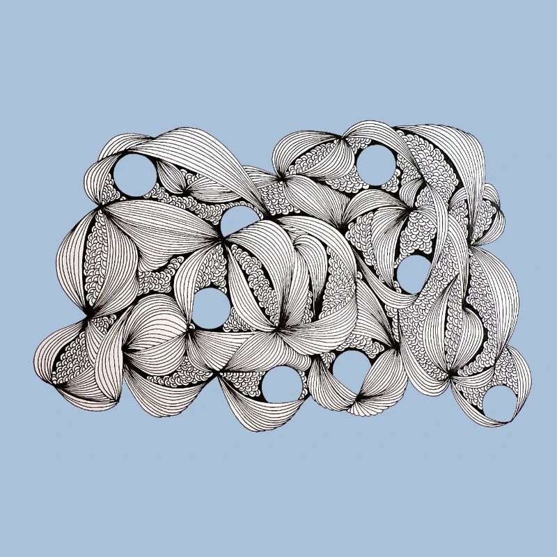 Lined Leaf Weave Pattern