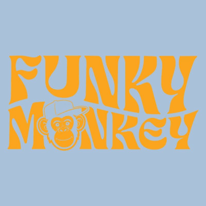 Funky Monkey Retro-Typografie