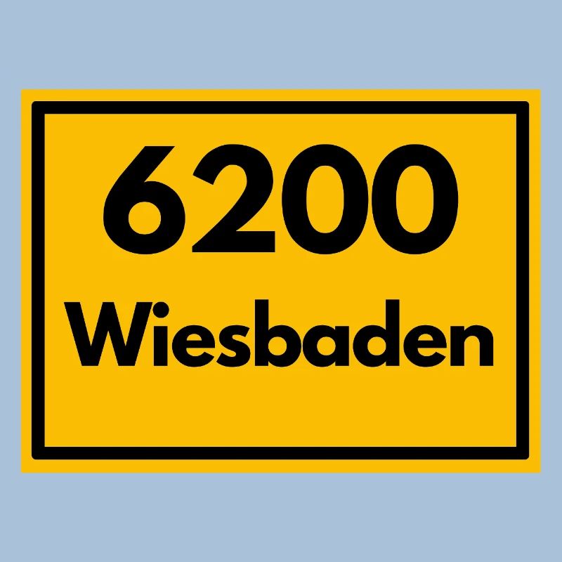 ANCIEN CODE POSTAL RETRO 6200 WIESBADEN