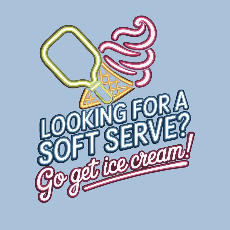 Pickleball Player Looking For Soft Serve Dinking