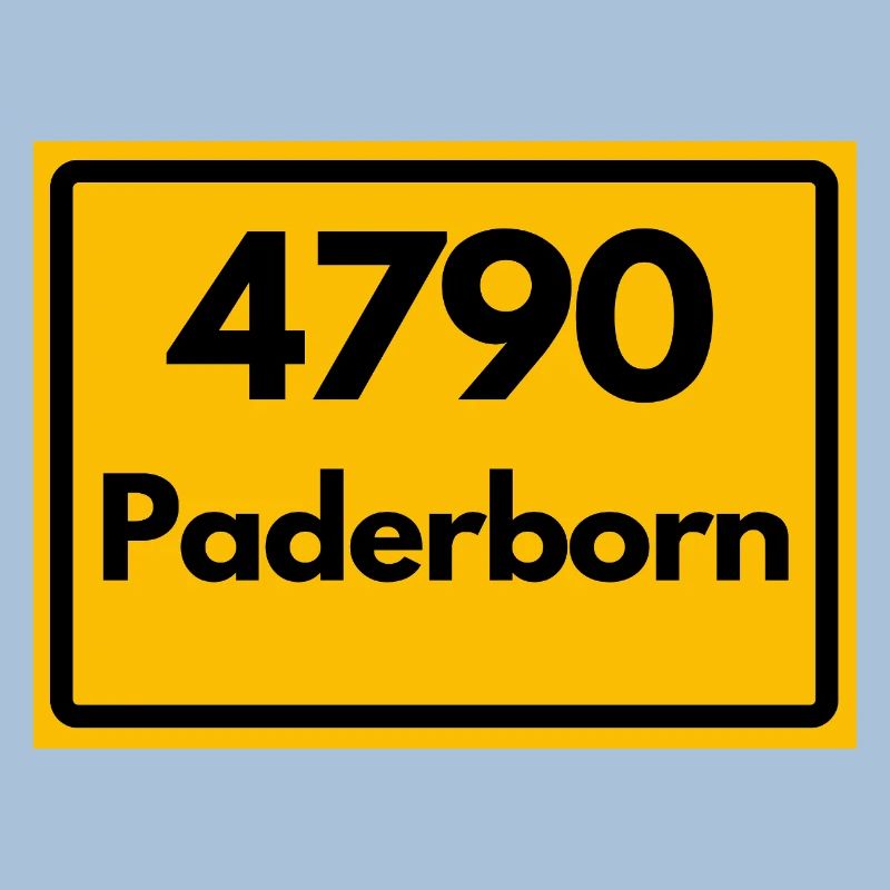 ANCIEN CODE POSTAL RETRO 4790 PADERBORN