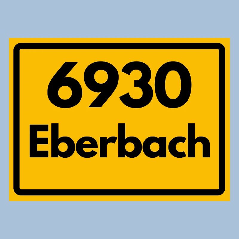 OLD POSTCODE POSTCODE RETRO 6930 EBERBACH HEIMAT