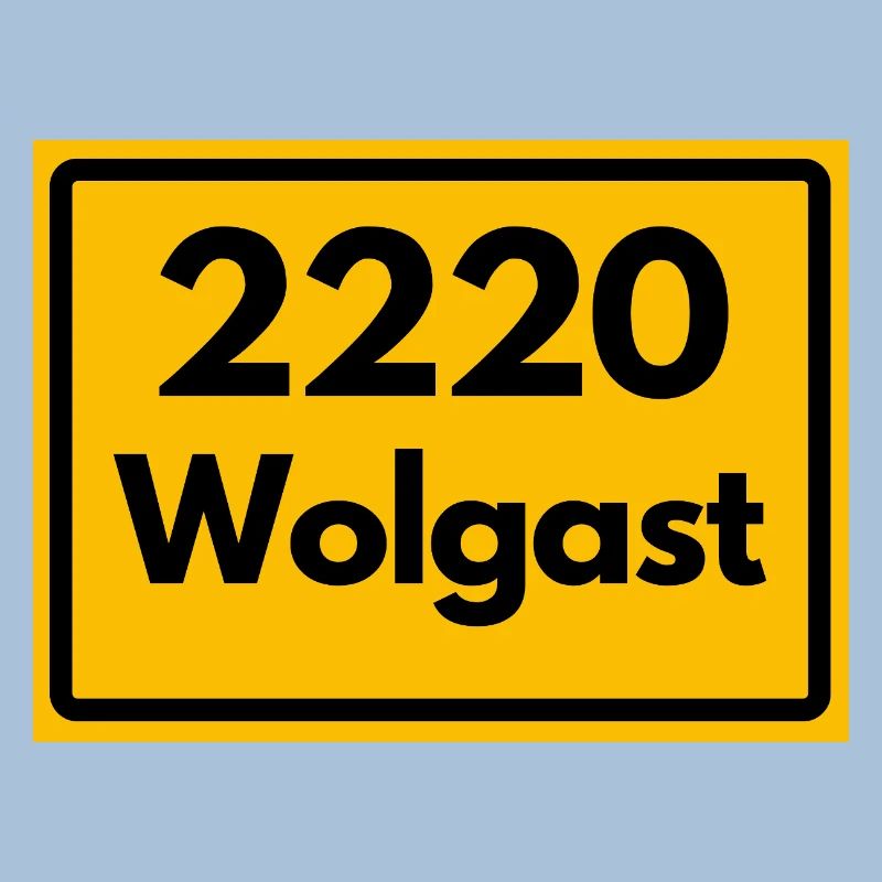 OLD POSTCODE POSTCODE RETRO 2220 WOLGAST HEIMAT