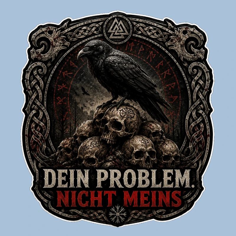 Dein Problem Nicht Meins Gothic Patch