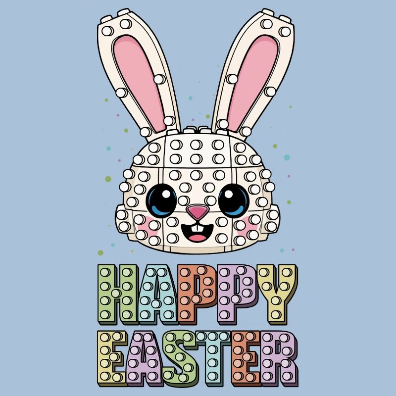 Master Builder Brick Builder Bunny Face Bricks