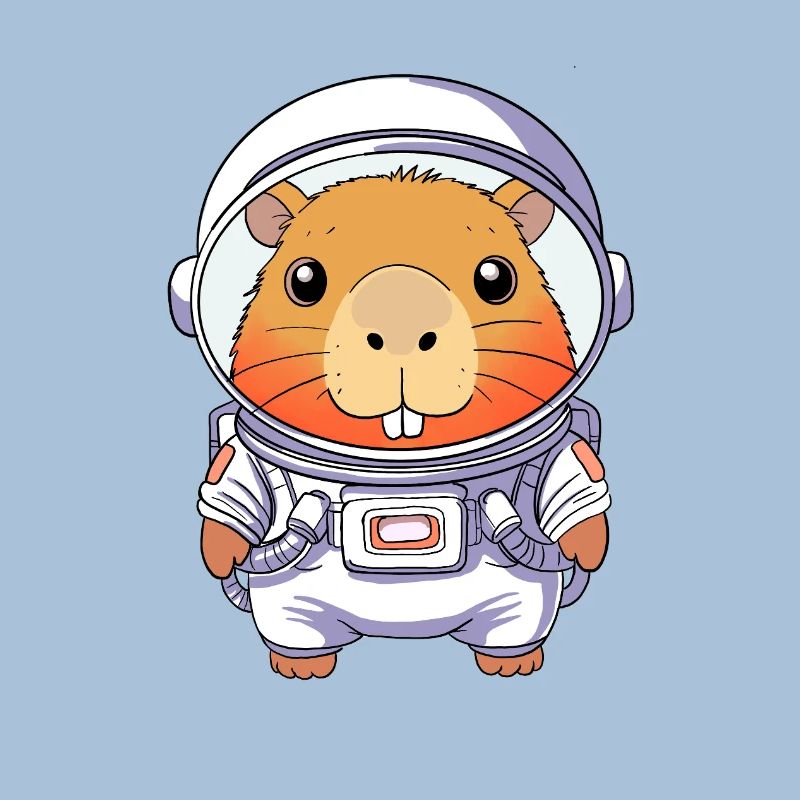 Capybara Astronaut