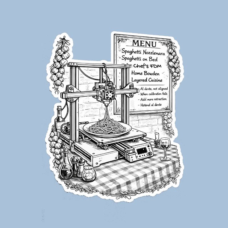 Spaghetti-3D-Drucker