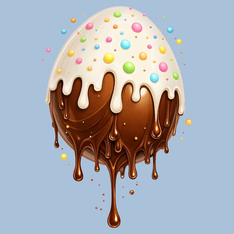 Chocolate Egg with Frosting