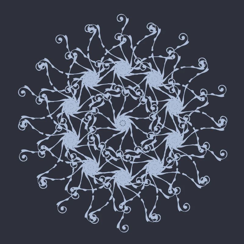 Mandala | Random patterns rotated