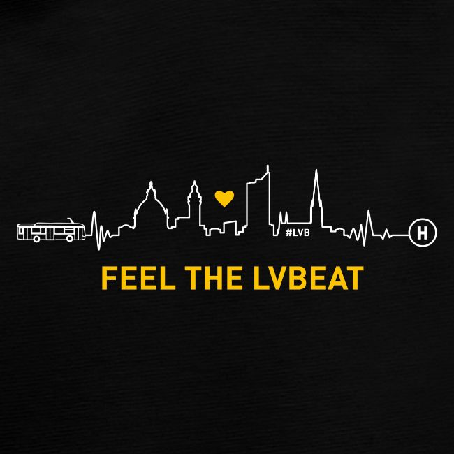 Feel the LVBeat - Skyline weiß
