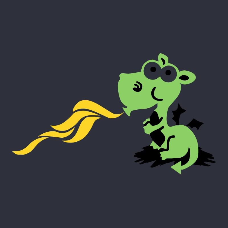 dragon spits fire