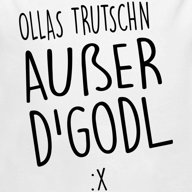 Vorschau: Ollas Trutschn außer d Godi - Baby Bio-Langarm-Body