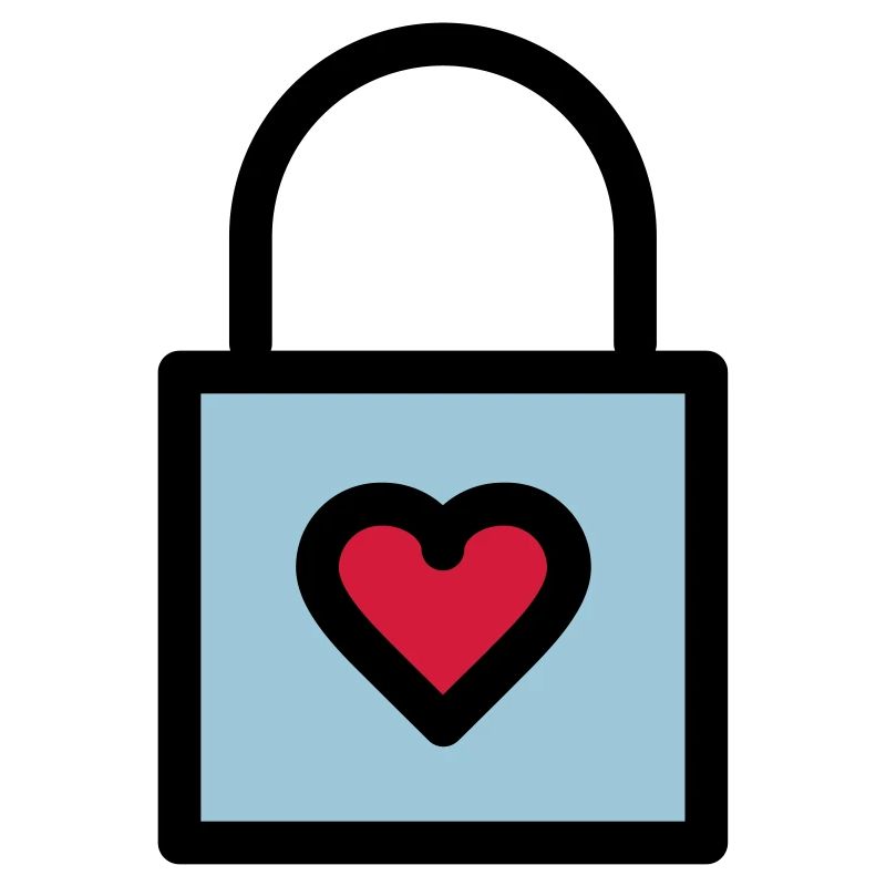 Cadenas, serrure d'amour