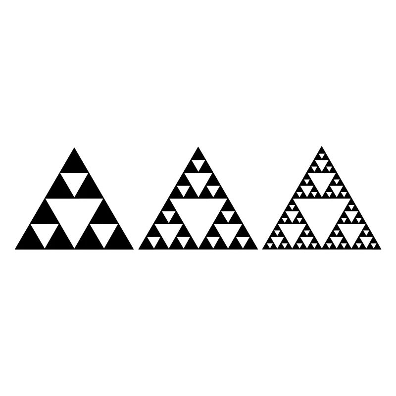 Sierpinski triangles - fractale