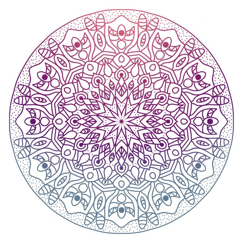 Mandala colored
