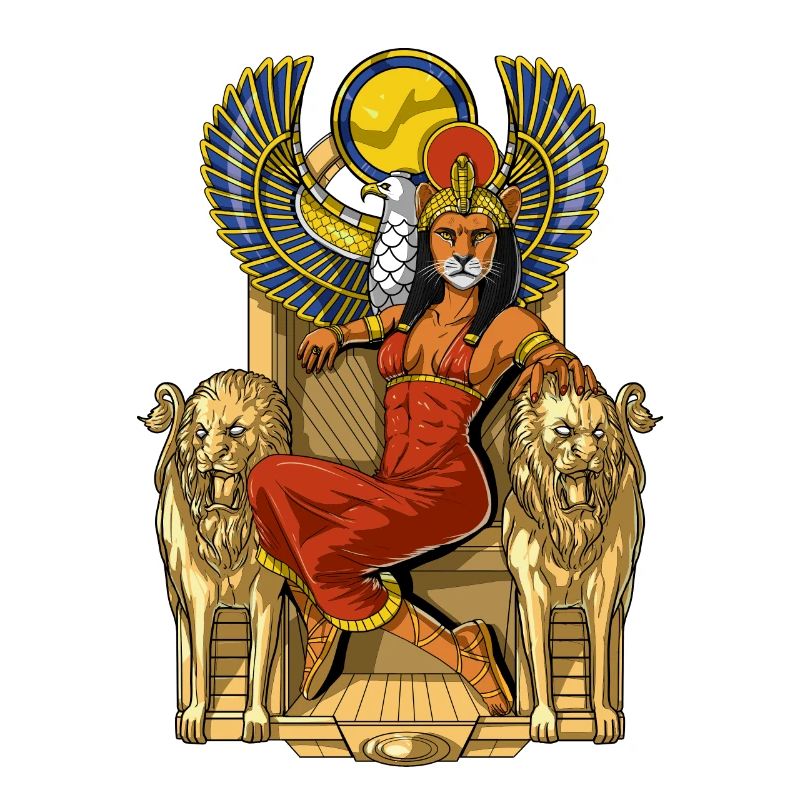 Sekhmet Déesse égyptienne Lionne