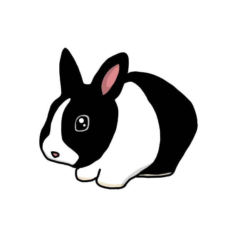 Dwarf rabbit, rabbit, cute, comic