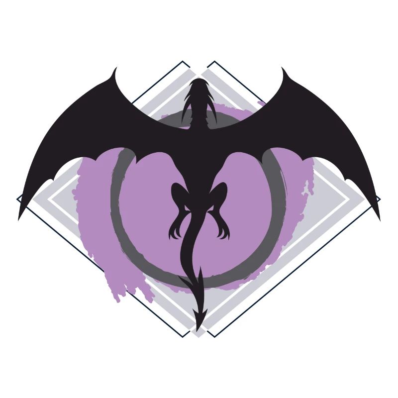 Schwarzer Drache