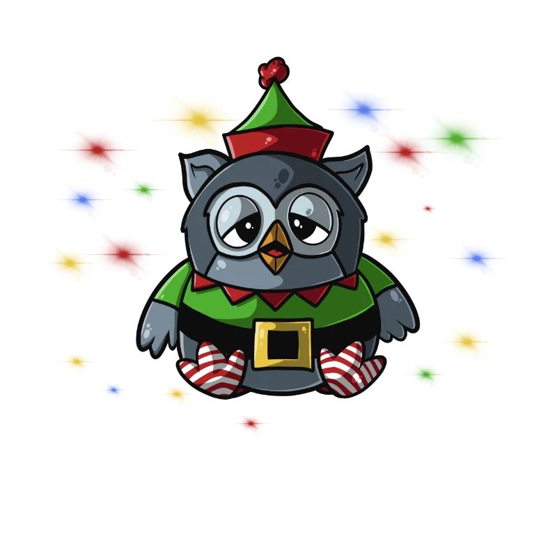 Weihnachts EULF - Christmas Eule Owl