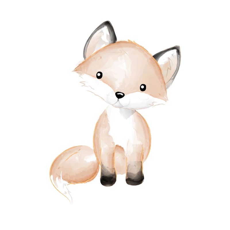 Doux bébé renard