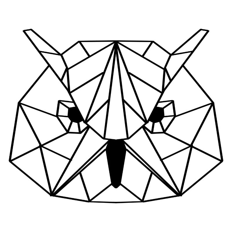 Eule geometrisch