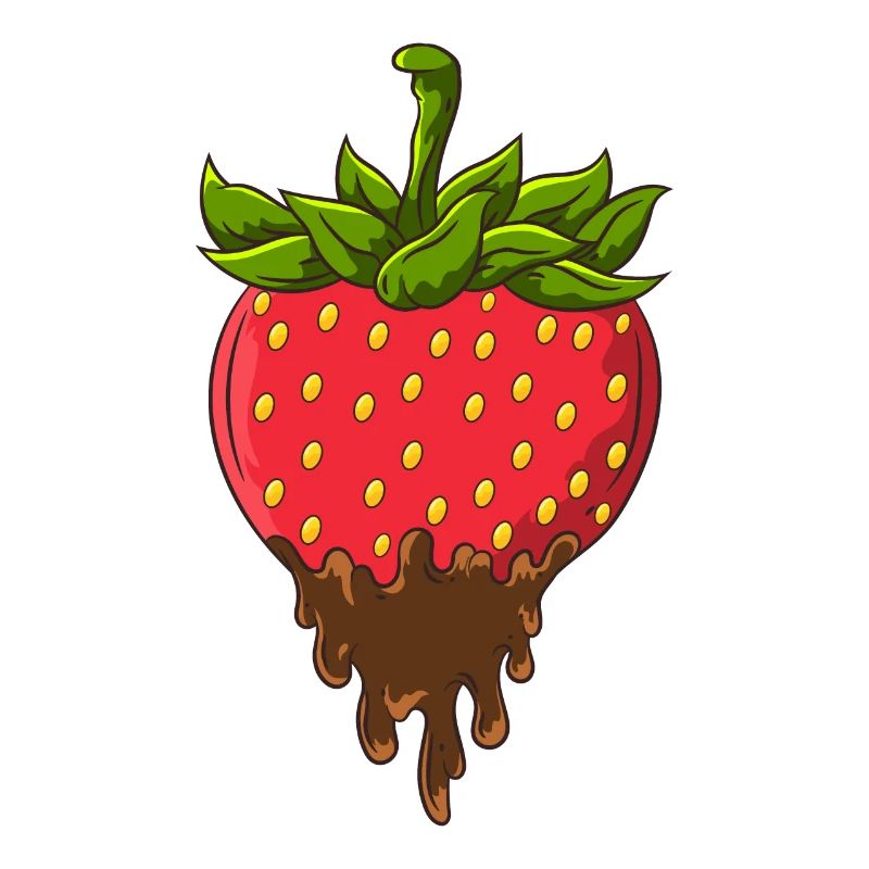 Fraise au chocolat