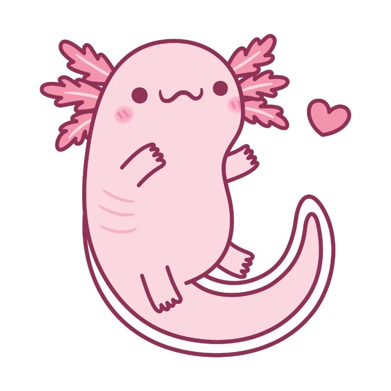 Cute Chubby Axolotl