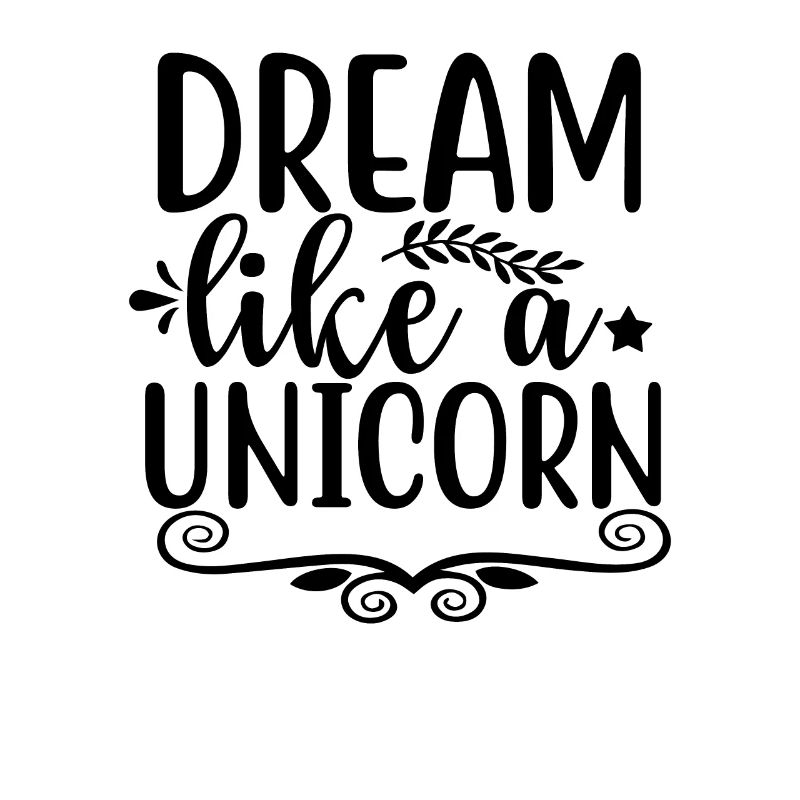 Träume wie ein Einhorn Unicorn