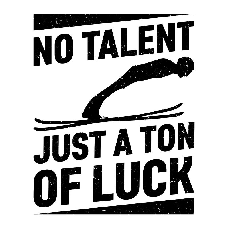 Pas de talent, juste beaucoup de chance saut à ski