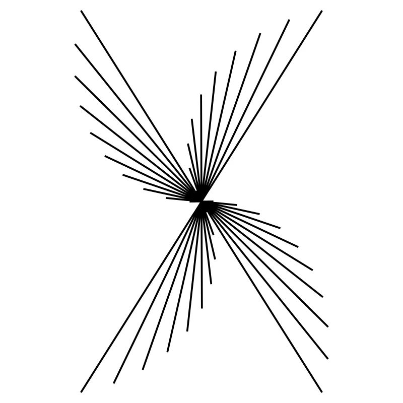 centric regular spacing cross