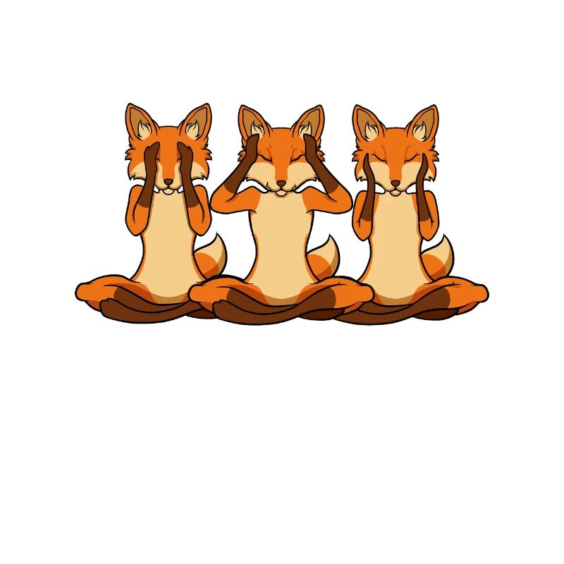 Three foxes at Reiki