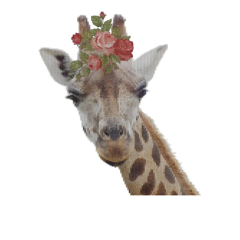Conception de pixels girafes